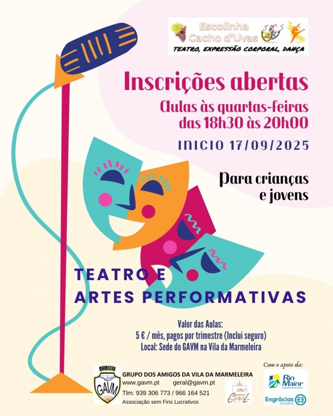 Escola de Teatro Cacho d'Uvas -  Grupo dos Amigos da Vila da Marmeleira