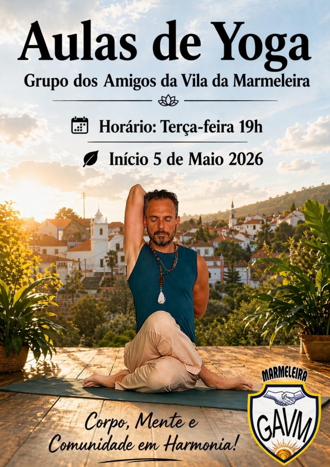 Aulas de Yoga -  Grupo dos Amigos da Vila da Marmeleira